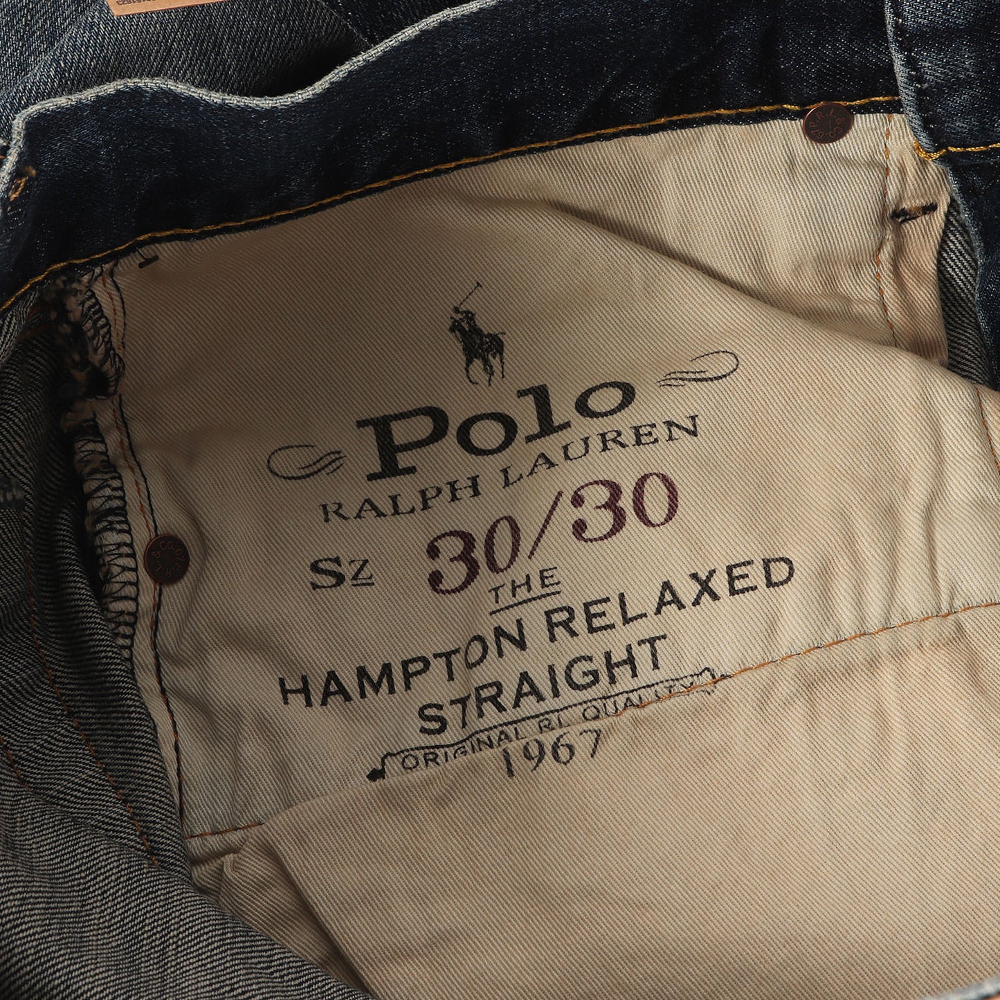 [最新作モデル] 25AW ヴィンテージ加工 リラックス ストレート デニムパンツ (Hampton)