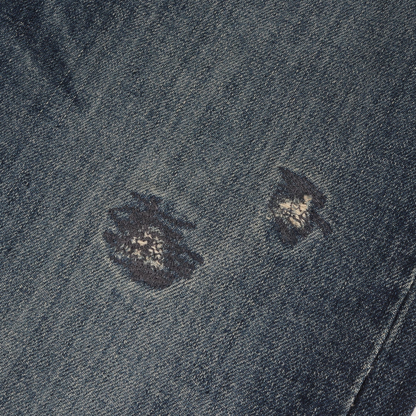 [最新作モデル] 25AW ヴィンテージ加工 リラックス ストレート デニムパンツ (Hampton)