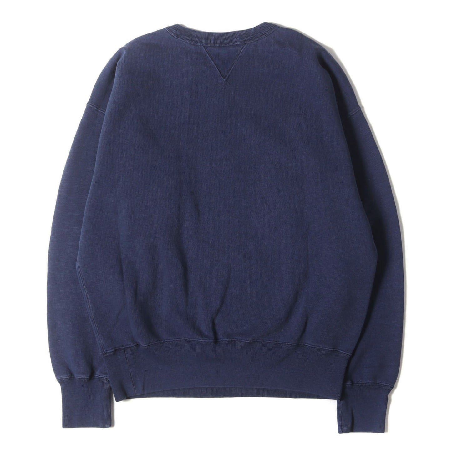 [最新作モデル] 25AW ヴィンテージ加工 USAロゴパッチ 両Vガゼット クルーネック スウェット