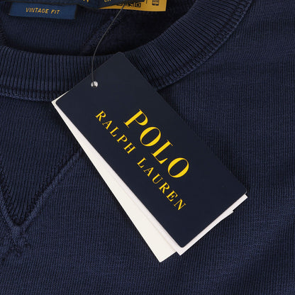 [最新作モデル] 25AW ヴィンテージ加工 USAロゴパッチ 両Vガゼット クルーネック スウェット