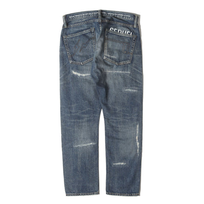 21AW ×fragment design ダメージリペア加工 デニムパンツ(DAMAGE DENIM PANTS)