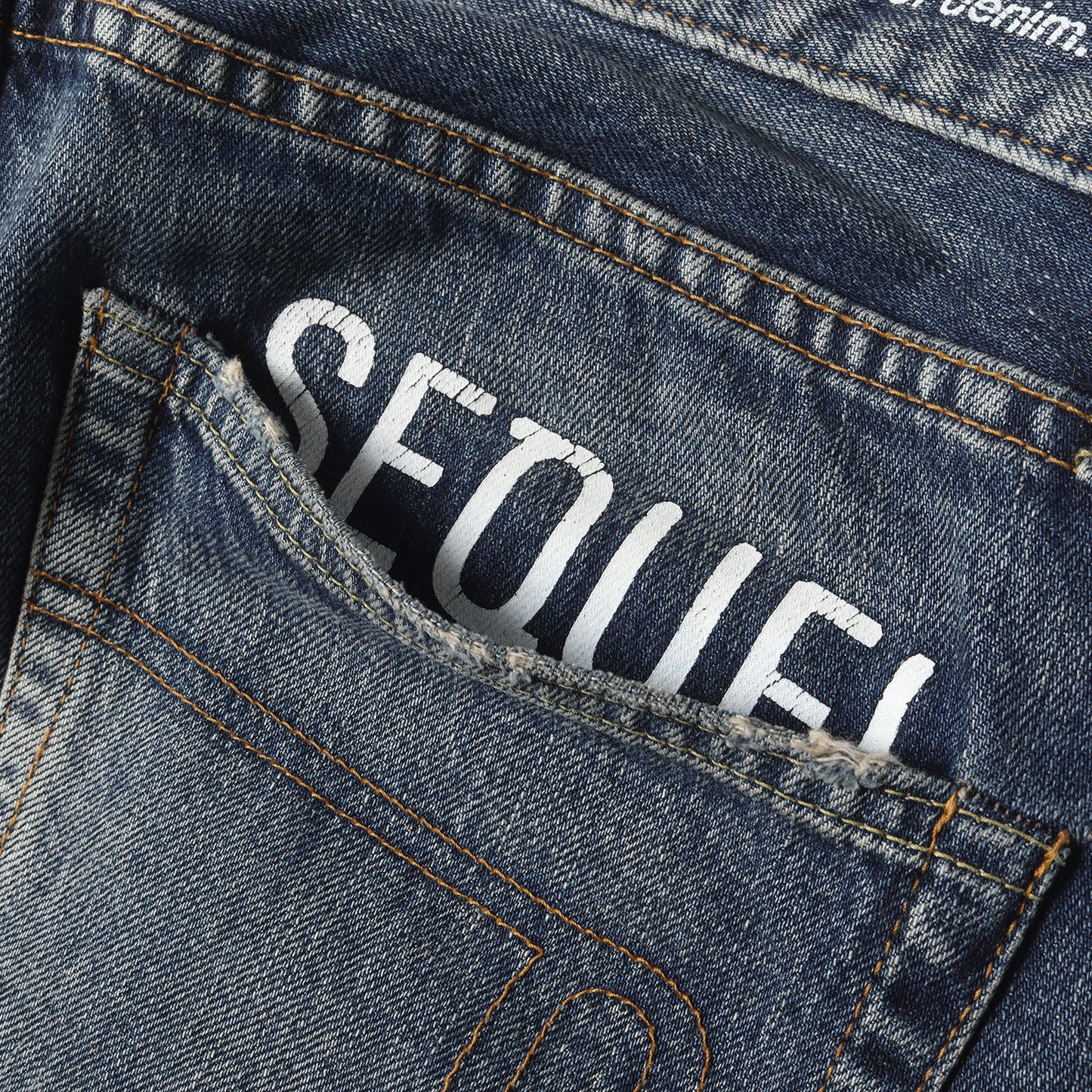 21AW ×fragment design ダメージリペア加工 デニムパンツ(DAMAGE DENIM PANTS)