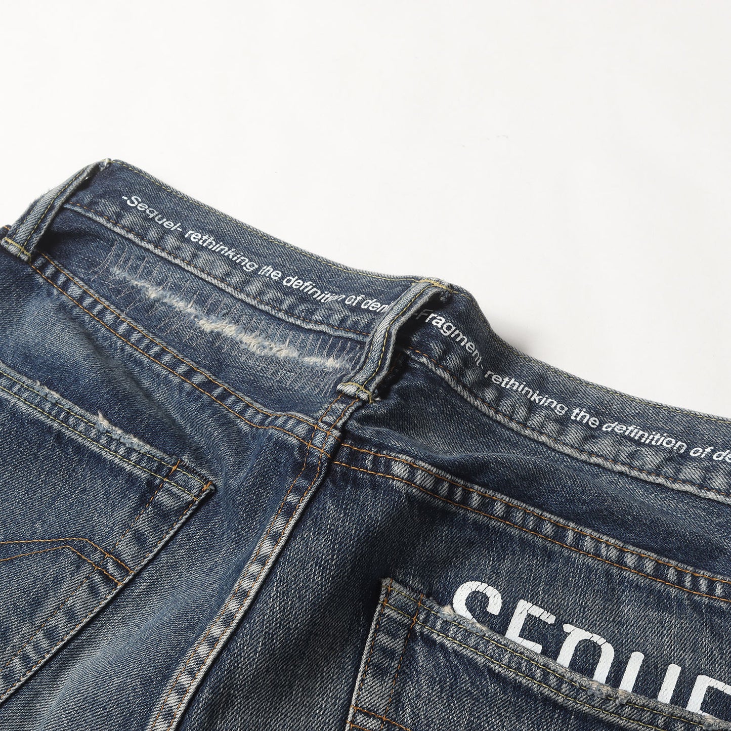 21AW ×fragment design ダメージリペア加工 デニムパンツ(DAMAGE DENIM PANTS)
