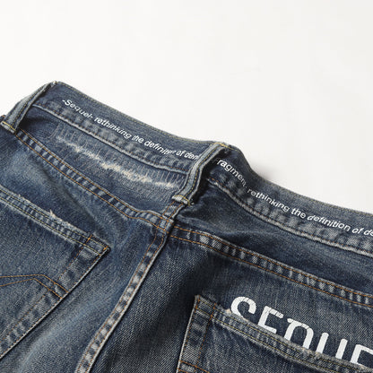 21AW ×fragment design ダメージリペア加工 デニムパンツ(DAMAGE DENIM PANTS)