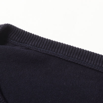 ×fragment design ワンポイント刺繍 コットンニット
