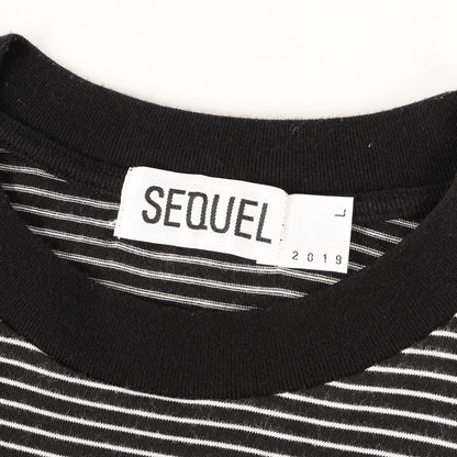 ボーダー クルーネック Tシャツ