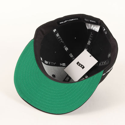 ×NEW ERA ロゴ刺繍 ベースボールキャップ