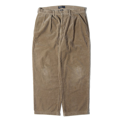 90s 太畝 コーデュロイ ツータック ワイドパンツ / メキシコ製 POLO CORDS