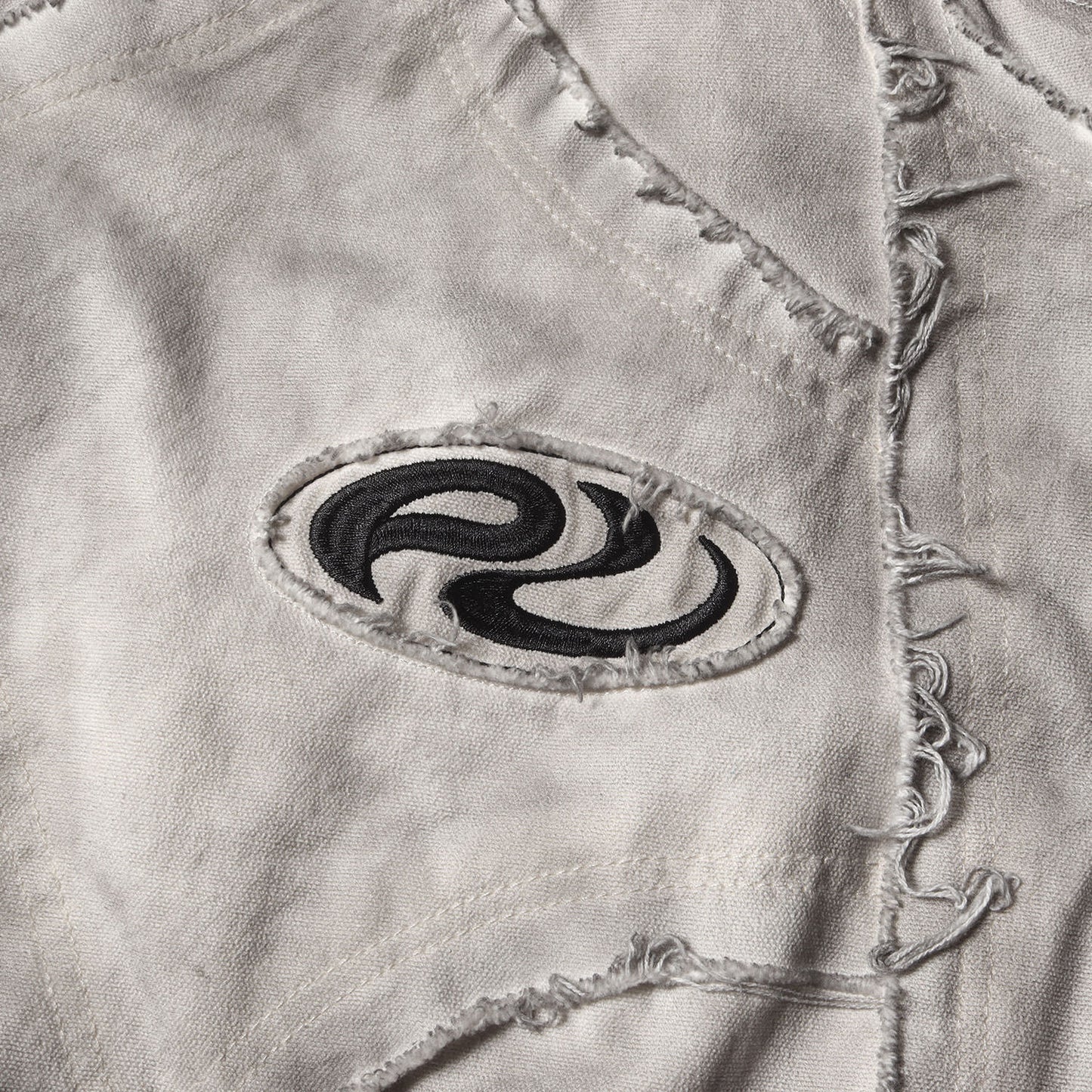 ダーティー加工 オーバーサイズ コットン 中綿ジャケット(Hand Brushed Dirty Cotton Coat)