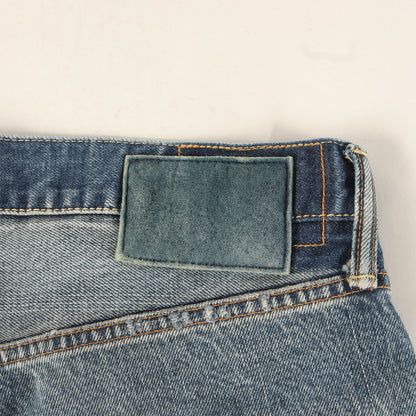 F.I.L限定 ヴィンテージ加工 デニムパンツ(SOCIAL SCULPTURE 01 SLIM DAMAGED-22)