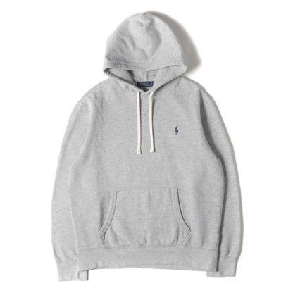 [現行モデル] ポニー刺繍 前Vガゼット スウェットパーカー