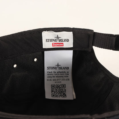 ×STONE ISLAND コットンサテン キャンプキャップ(Camp Cap)