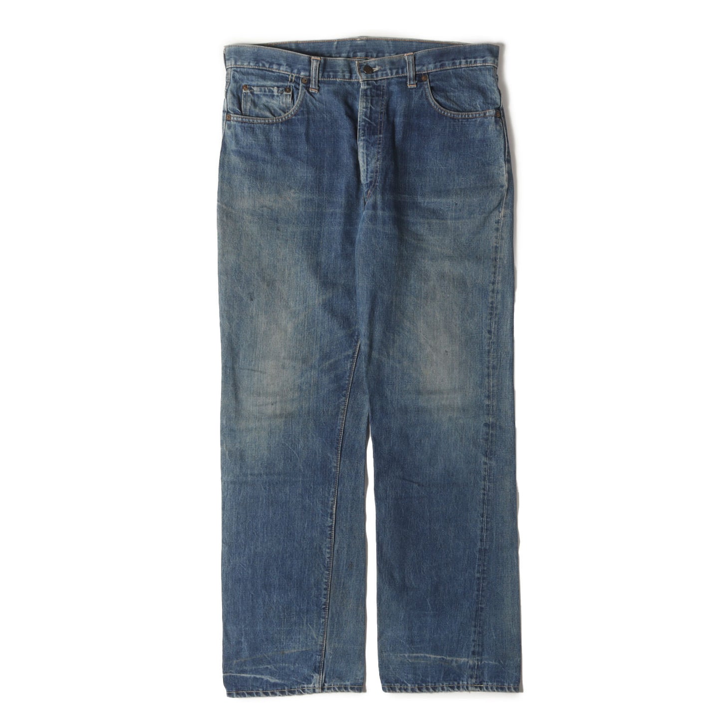 [希少 ビッグサイズ] 70s 505 66前期 Big E デニムパンツ / USA製 ボタン裏刻印8