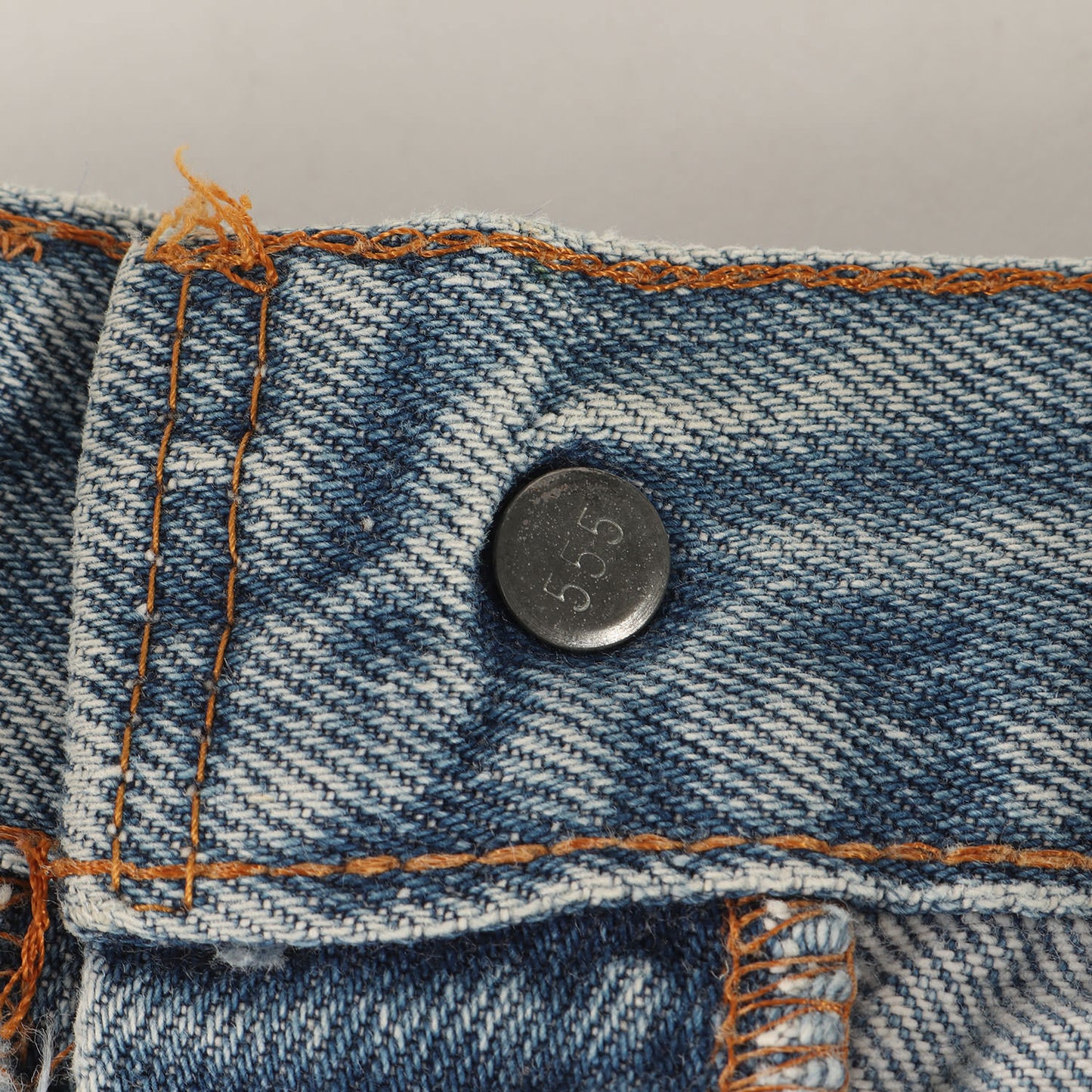 [雰囲気抜群] 80s 501 赤耳 デニムパンツ / ボタン裏刻印555 バレンシア工場