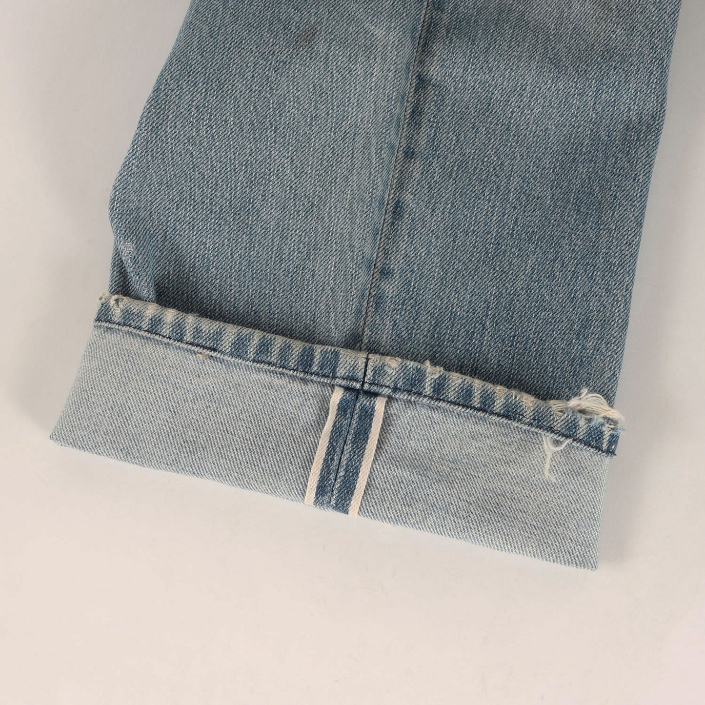 [雰囲気抜群] 80s 501 赤耳 デニムパンツ / ボタン裏刻印555 バレンシア工場