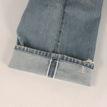 [雰囲気抜群] 80s 501 赤耳 デニムパンツ / ボタン裏刻印555 バレンシア工場