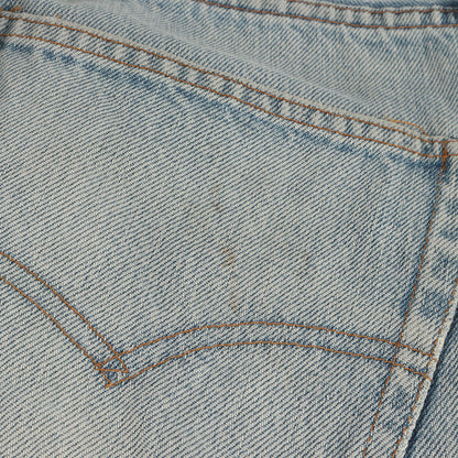 [雰囲気抜群] 80s 501 赤耳 デニムパンツ / ボタン裏刻印555 バレンシア工場