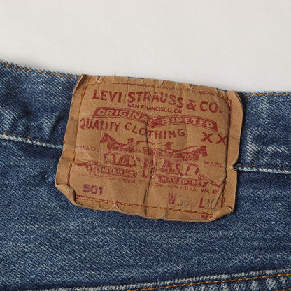 [濃いめ ビッグサイズ] 90s 501 デニムパンツ / USA製 501-0115 ボタン裏刻印520