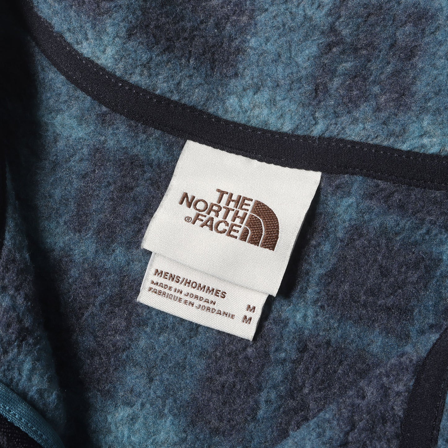 [US企画] 裏地フリース チェック ハーフジップ ニット