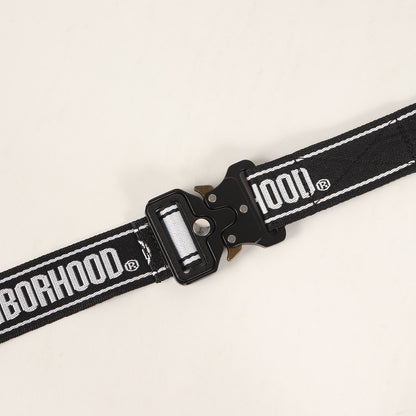 20AW ジャカードロゴテープ コブラバックル ベルト(JQ. LOGO / E-BELT)