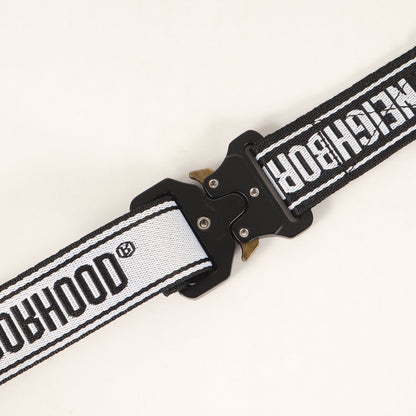 20AW ジャカードロゴテープ コブラバックル ベルト(JQ. LOGO / E-BELT)