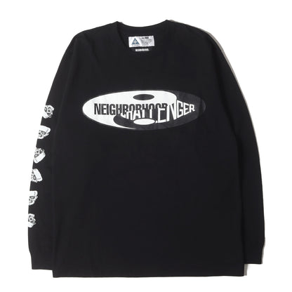 21AW ×NEIGHBORHOOD コラボロゴ ロングスリーブ Tシャツ(MIX LOGO SKULL L/S TEE)