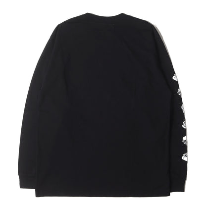 21AW ×NEIGHBORHOOD コラボロゴ ロングスリーブ Tシャツ(MIX LOGO SKULL L/S TEE)