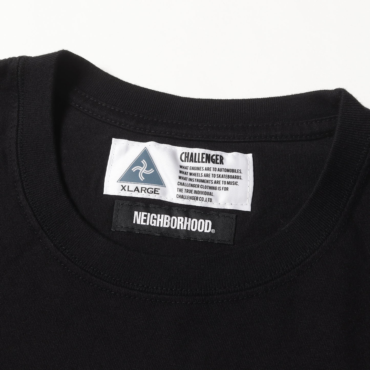 21AW ×NEIGHBORHOOD コラボロゴ ロングスリーブ Tシャツ(MIX LOGO SKULL L/S TEE)