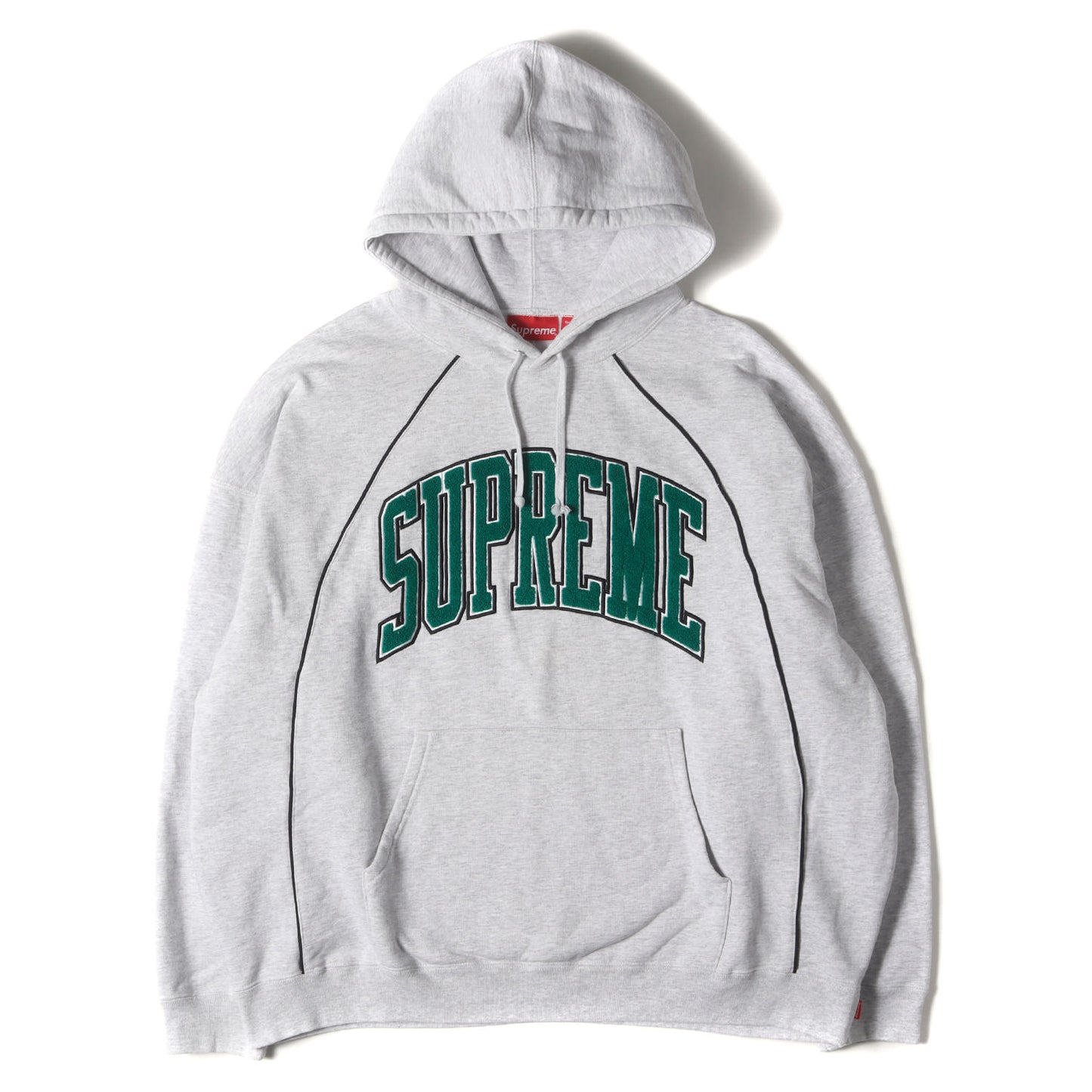 23SS アーチロゴ パイピング スウェットパーカー(Boxy Piping Arc Hooded Sweatshirt)