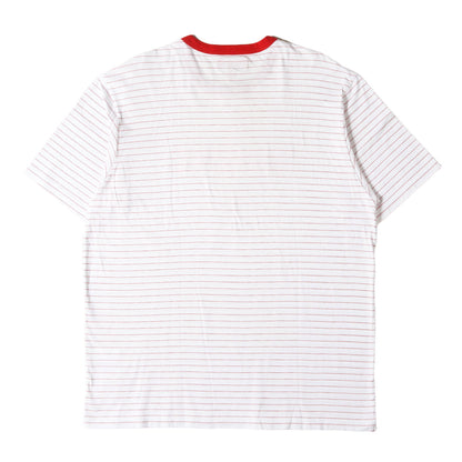 25SS フロッキープリント ボーダー Tシャツ(Bubble S/S Top)
