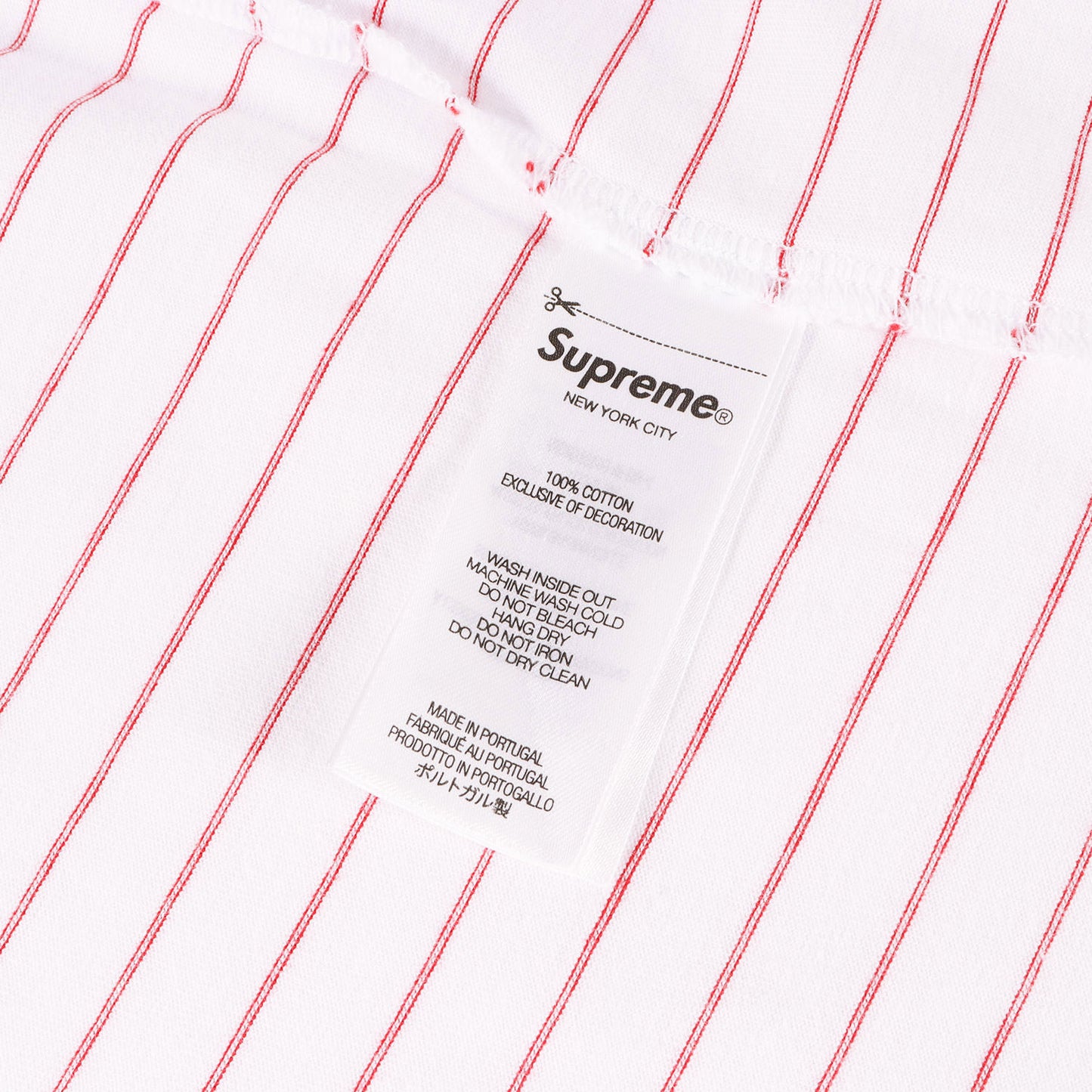 25SS フロッキープリント ボーダー Tシャツ(Bubble S/S Top)