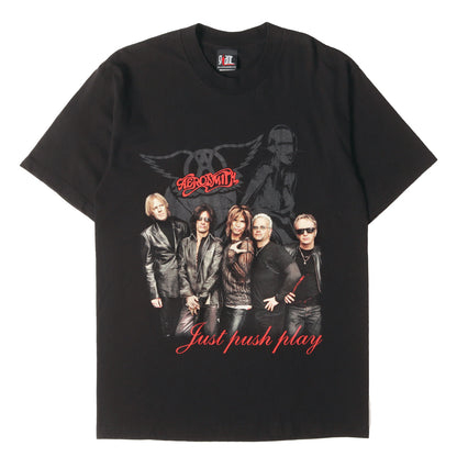 00s Aerosmith 空山基 Just Push Play Wolrd Tour 2001-02 エアロスミス Tシャツ / USA製 giant