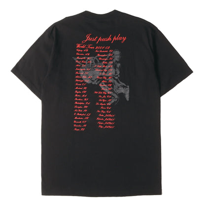 00s Aerosmith 空山基 Just Push Play Wolrd Tour 2001-02 エアロスミス Tシャツ / USA製 giant