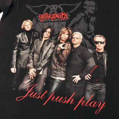 00s Aerosmith 空山基 Just Push Play Wolrd Tour 2001-02 エアロスミス Tシャツ / USA製 giant
