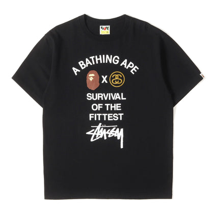 ×STUSSY 初売り限定 猿顔 & SSリンクロゴ Tシャツ
