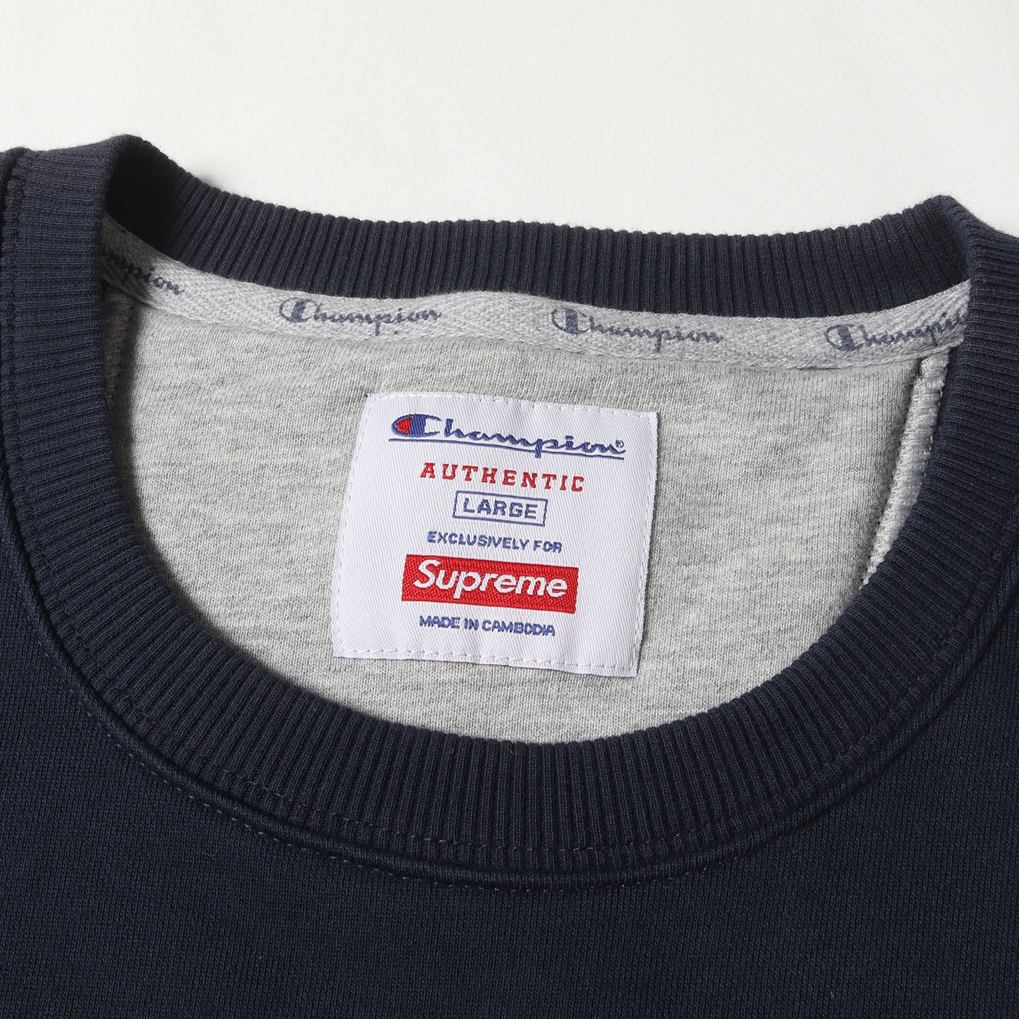 ×Champion クロームロゴ クルーネック スウェット(Chrome Crewneck)