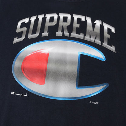 ×Champion クロームロゴ クルーネック スウェット(Chrome Crewneck)