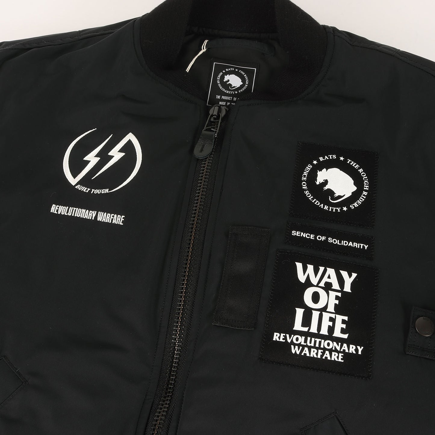 25AW WAY OF LIFEパッチ MA-1 フライトジャケット(MA-1)