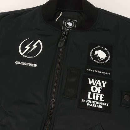 25AW WAY OF LIFEパッチ MA-1 フライトジャケット(MA-1)