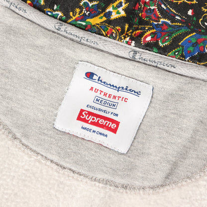 ×Champion ペイズリー柄フード スウェットパーカー(Paisley Pullover Hoodie)