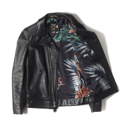 ×Schott カウレザー ダブル ライダースジャケット