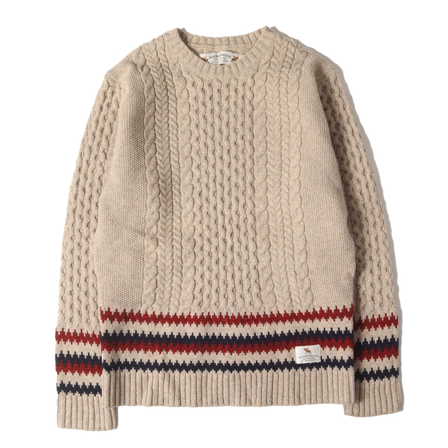 フィッシャーマン ウールニット セーター(DAKOTA / W-CREW. LS)