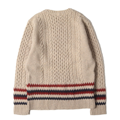 フィッシャーマン ウールニット セーター(DAKOTA / W-CREW. LS)