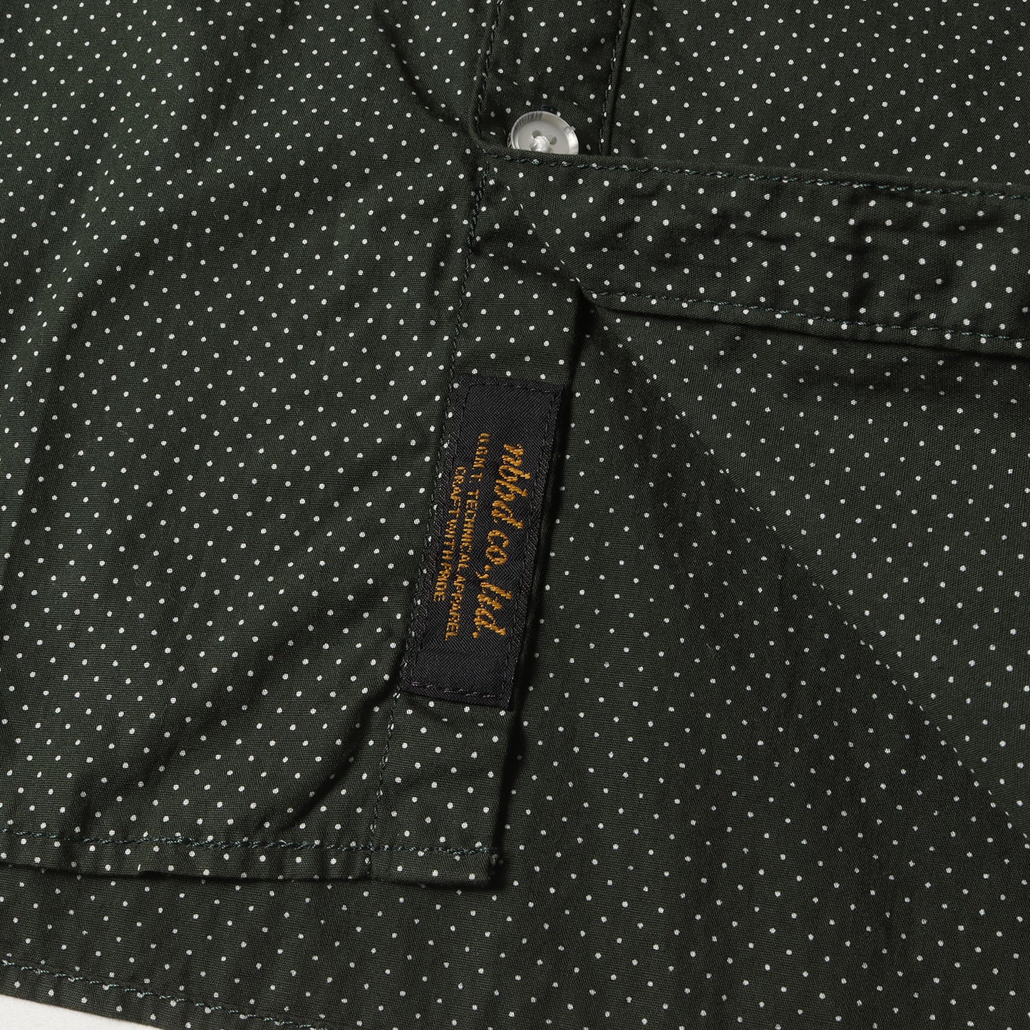 ピンドット柄 コットンブロード シャツ(CLASSIC DOT / C-SHIRT. LS)