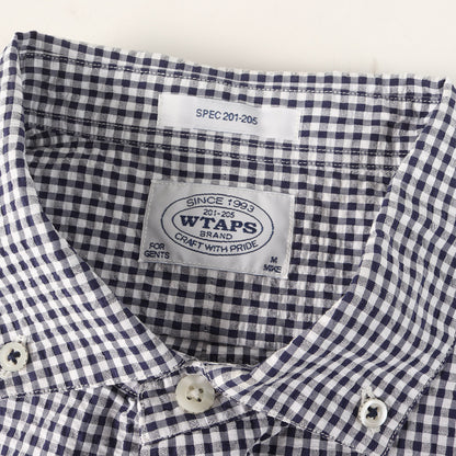 ギンガムチェック シアサッカー ボタンダウン 半袖シャツ(PLAIN S/S)
