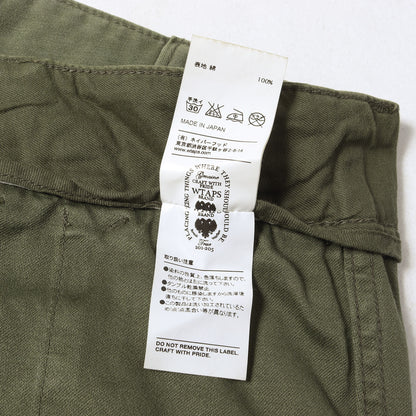 コットンサテン ミリタリー ショーツ(BUDS SHORTS)