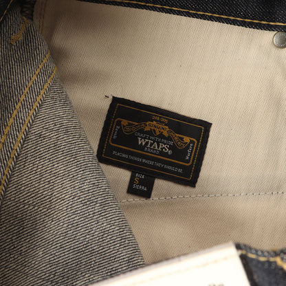 ストレート リジッド デニムパンツ(BLUES RAW)