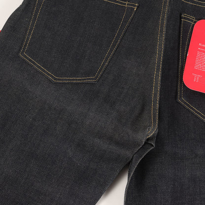 ストレート リジッド デニムパンツ(BLUES RAW)