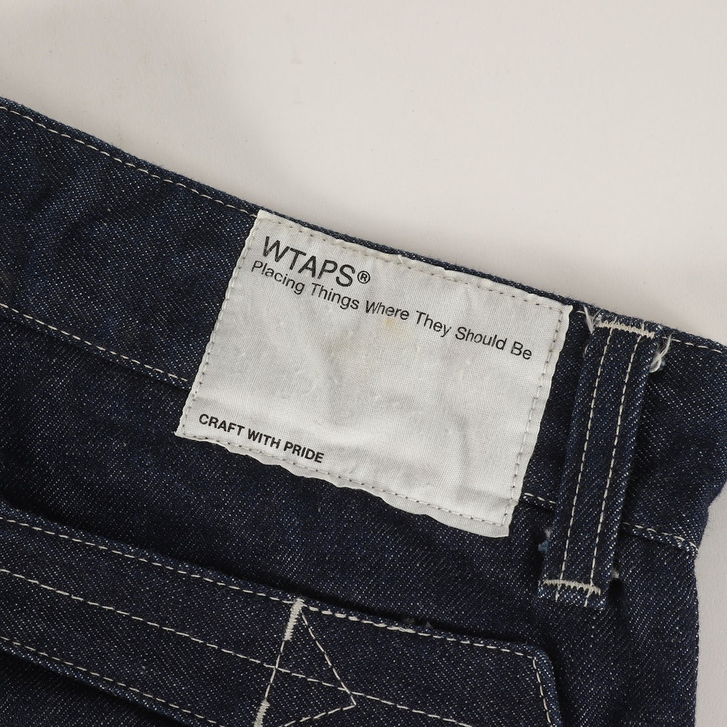 シンチバック付き ミリタリー デニムパンツ(UNION)