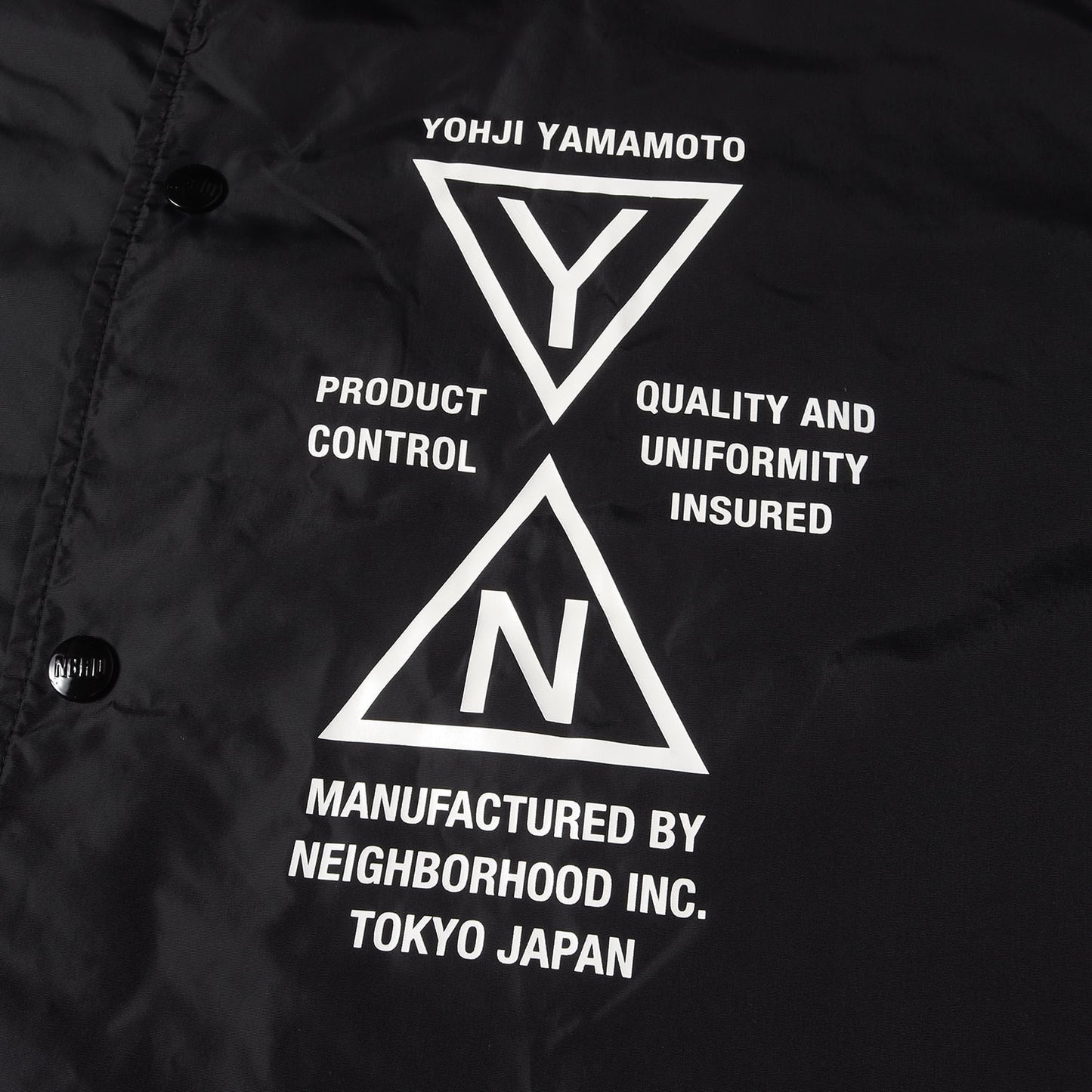 25AW ×Yohji Yamamoto POUR HOMME ウインドブレイカー / コーチジャケット(WINDBREAKER JACKET)